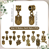 40Pcs 10 Styles Alloy European Dangle Charms PALLOY-PH01961-2