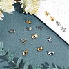 40Pcs 2 Colors 304 Stainless Steel Clip-on Earring Findings STAS-SC0004-26-4
