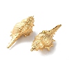 Electroplated Natural Conch Shell Big Pendants SSHEL-B002-01G-02-2