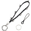 1Pc PU Leather Keychains KEYC-CL0001-65-1