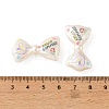 Printed Opaque Acrylic Beads OACR-B054-01T-3