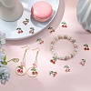 60Pcs Alloy Enamel Pendants ENAM-SC0003-86-4