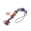 7 Chakra Nuggets Natural Gemstone Pocket Pendant Decorations HJEW-JM01049-03-3