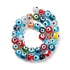 Handmade Evil Eye Lampwork Bead Strands LAMP-M015-01-2