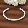 304 Stainless Steel Enamel Cuff Bangles for Women BJEW-Z166-03G-2