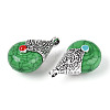 Tibetan Style Resin Pendants RESI-T022-16H-2