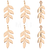 16Pcs Brass Pendants KK-BBC0008-25-1