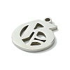 Non-Tarnish 201 Stainless Steel Pendants STAS-B055-01P-G-2