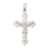 201 Stainless Steel Laser Cut Pendants STAS-P428-13P-01-1
