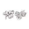 Ireland Tibetan Style Alloy Shamrock Pendants TIBEP-EA11722YKG-AS-LF-2