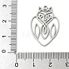 201 Stainless Steel Pendants STAS-G366-10P-3