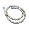 Natural Aqua Terra Jasper Beads Strands G-N0128-48F-6mm-2