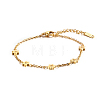 Elegant Stainless Steel Pentagram Bracelet with Diamonds for Women's Daily Wear GG7095-1-1