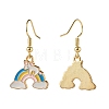 Alloy Enamel Dangle Earrings EJEW-JE04775-4