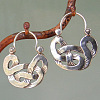 Alloy Hoop Earrings FS-WG733CB-02-1
