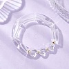Glass Beads Stretch Bracelets for Women BJEW-JB12948-1