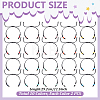 20Pcs 10 Styles Handmade Porcelain Round Bead with Waxed Polyester Cord Bracelets BJEW-UN00037-3
