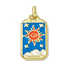 Alloy Enamel Pendants X-ENAM-D042-01D-1