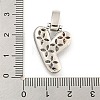 Brass Micro Pave Clear Cubic Zirconia Pendants KK-B099-01P-Y-3