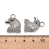 Tibetan Style Alloy Pendants TIBEP-T053-12AS-3