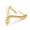 Rack Plating Brass Micro Pave Cubic Zirconia Ice Pick Pinch Bails KK-B056-01G-3