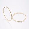 304 Stainless Steel Big Hoop Earrings EJEW-F105-14G-2