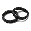 Natural Larvikite Beads Stretch Bracelets for Women Men BJEW-C097-06-06-1