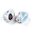 Handmade Porcelain Beads PORC-N008-06P-2