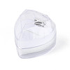 Valentine's Day Transparent Acrylic Ring Storage Boxes OBOX-T001-01B-3