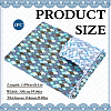 Fish Scales Pattern Cotton Fabric DIY-WH0622-777B-2