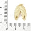 Brass Micro Pave Clear Cubic Zirconia Charms KK-G522-49B-G-2