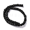 Natural Black Onyx Beads Strands G-G177-E16-02-3