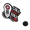 Take Care of Tooth Theme Word Call Don't Fall Enamel Pins JEWB-D279-07B-05-2