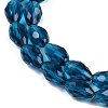 Transparent Glass Beads Strands X-EGLA-N013-T6mm-D25-3