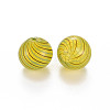 Transparent Handmade Blown Glass Globe Beads GLAA-T012-39-2