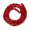 Transparent Glass Beads Strands GLAA-T028-14T-06-2