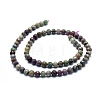 Natural Ruby in Zoisite Beads Strands G-D0010-11-6mm-2