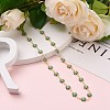 Daisy Link Chain Necklaces & Bracelets Jewelry Sets SJEW-JS01138-02-11