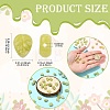30Pcs Natural Chinese Jade Carved Beads G-CJ0001-85-2