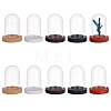   10Pcs Mini Glass Domes AJEW-PH0004-32B-1