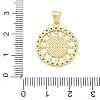 Religion Cross Brass Micro Pave Clear Cubic Zirconia Pendants CU-CBA83A6-03E-G-4