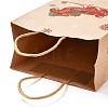 Christmas Theme Hot Stamping Rectangle Paper Bags X1-CARB-F011-02D-5