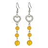 Natural Mixed Gemstone Dangle Earrings EJEW-JE05345-2