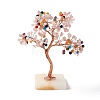 Natural Gemstone Tree Display Decoration DJEW-G027-06RG-02-2