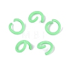 Spray Painted Iron Open Jump Rings IFIN-T017-04C-07-1
