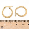 304 Stainless Steel Hoop Earrings EJEW-F105-23G-3