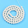 Baking Painted Pearlized Glass Pearl Bead Strands HY-N002-5mm-A11-4