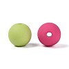 Frosted Opaque Acrylic Beads FACR-T008-04M-02-2