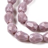 Opaque Solid Color Beads Strands EGLA-N013-P4mm-D09-3