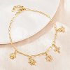 Brass Charm Bracelets BJEW-F545-01D-G-1